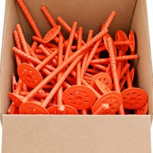 Diblu pentru Izolatie cu Cui Metalic si Cap Plastic 10x260 mm, Expansiune Prelungita - 100 buc/cutie