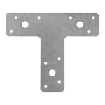Conector Tip T pentru Grinzi și Stâlpi Lemn 150x127x38x2 mm Zincat Argintiu KT2 Conector Tip T pentru Grinzi și Stâlpi Lemn 150x127x38x2 mm Zincat Argintiu KT2