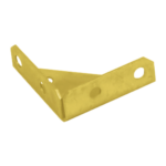 Coltar Metalic Decorativ pentru Lazi si Cufere 50x50x16x1,5 mm Zincat Galben NS50 Coltar Metalic Decorativ pentru Lazi si Cufere 50x50x16x1,5 mm Zincat Galben NS50