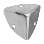 Coltar Metalic Decorativ pentru Lazi si Cufere 36x36x36x1 mm Zincat Argintiu NS36