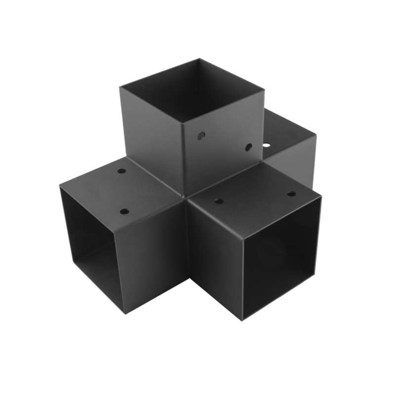 Conector Pergola Tip X pentru Grinzi Lemn 120 mm Negru GPX 120 Conector Pergola Tip X pentru Grinzi Lemn 120 mm Negru GPX 120