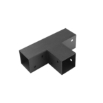 Conector Pergola Tip T pentru Grinzi Lemn 70 mm Negru GPT 70