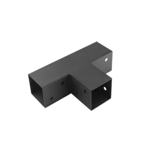 Conector Pergola Tip T pentru Grinzi Lemn 70 mm Negru GPT 70