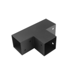 Conector Pergola Tip T pentru Grinzi Lemn 90 mm Negru GPT 90