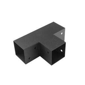 Conector Pergola Tip T pentru Grinzi Lemn 90 mm Negru GPT 90