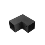 Conector Pergola Colt 2 Cai (Tip L) Stalp + Grinda 90x90 mm Negru GPL90