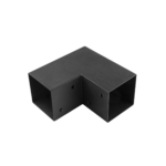 Conector Pergola Tip L de Colt pentru Grinzi Lemn 100 mm Negru GPL 100