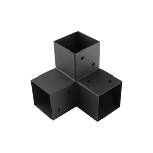 Conector Pergola Tip Y de Colt pentru Grinzi Lemn 90 mm Negru GPY 90