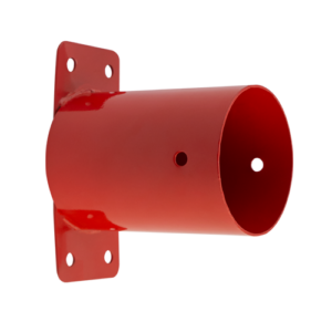 Conector Perete pentru Grinda Rotunda Ø100 mm Rosu GHSO 100