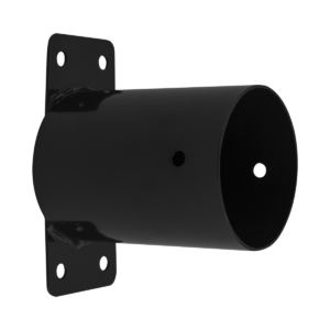 Conector Perete pentru Grinda Rotunda Ø100 mm Negru GHSO100