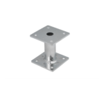 Suport Stalp Lemn Patrat Inaltat cu Talpa pentru Beton 100x100x100x4 mm PMF100/100 Suport Stalp Lemn Patrat Inaltat cu Talpa pentru Beton 100x100x100x4 mm PMF100/100