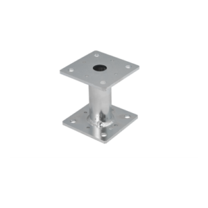Suport Stalp Lemn Patrat Inaltat cu Talpa pentru Beton 100x100x100x4 mm PMF100/100
