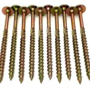 Surub Dulgherie Cap Plat 8x380 - 50buc/cutie
