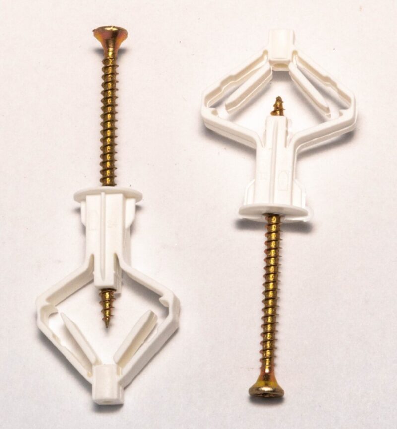 Diblu Rigips din Plastic cu Surub 10GL - 100buc/cutie Diblu Rigips din Plastic cu Surub 10GL - 100buc/cutie