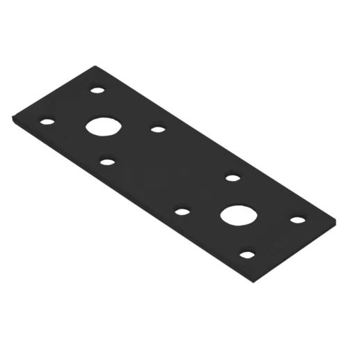 Conector Plat Decorativ 100x35x2.5 LP1C, Negru