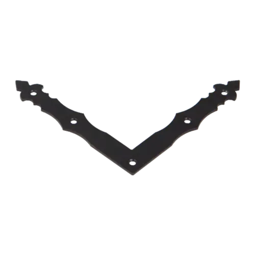 Coltar Plat Decorativ 150x150x25x2.5 NAD1C, Negru