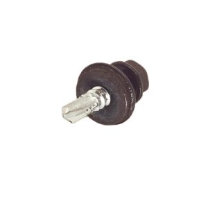 Suruburi Autoforante Cap Hexagonal 4.8x20 mm Maro Ral 8017 cu saiba EPDM - 250 Buc/cutie