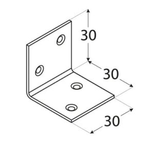 Coltar Lemn 30x30x30x1.5 KSO1
