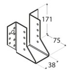 Papuc Grinda Tip A 38x171x75x2 mm WB4
