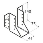 Papuc Grinda Tip A 41x140x75x2 mm WB6