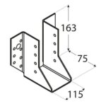 Papuc Grinda Tip A 115x163x75x2 mm WB33