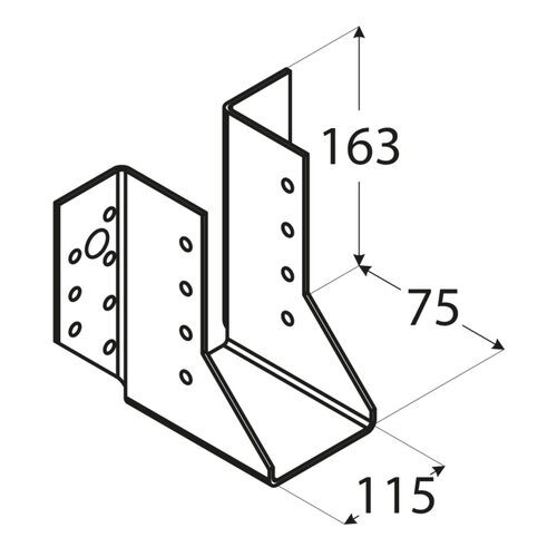 Papuc Grinda Tip A 115x163x75x2 mm WB33
